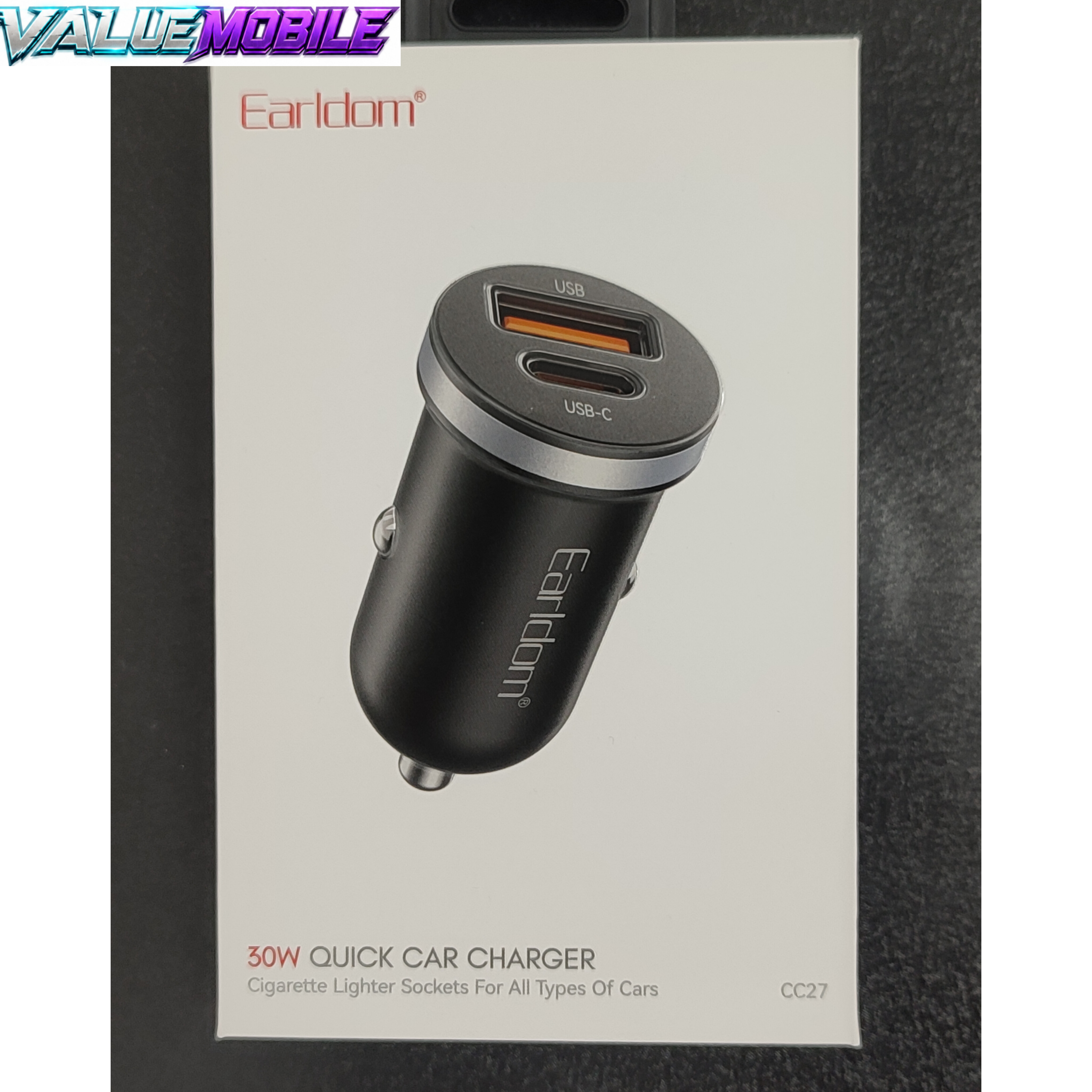 شارژر فندکی ارلدام مدل Earldom CC27
