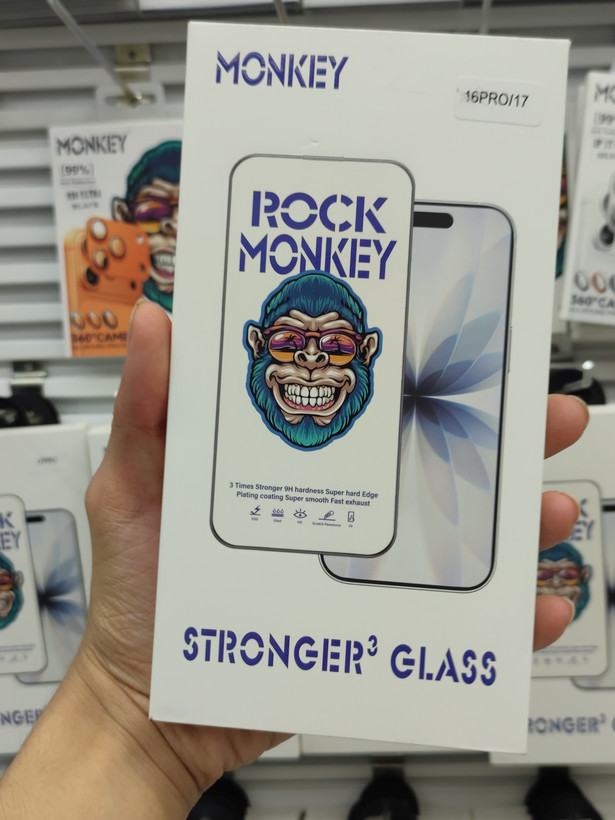 گلس آیفون Rock برند MONKEY