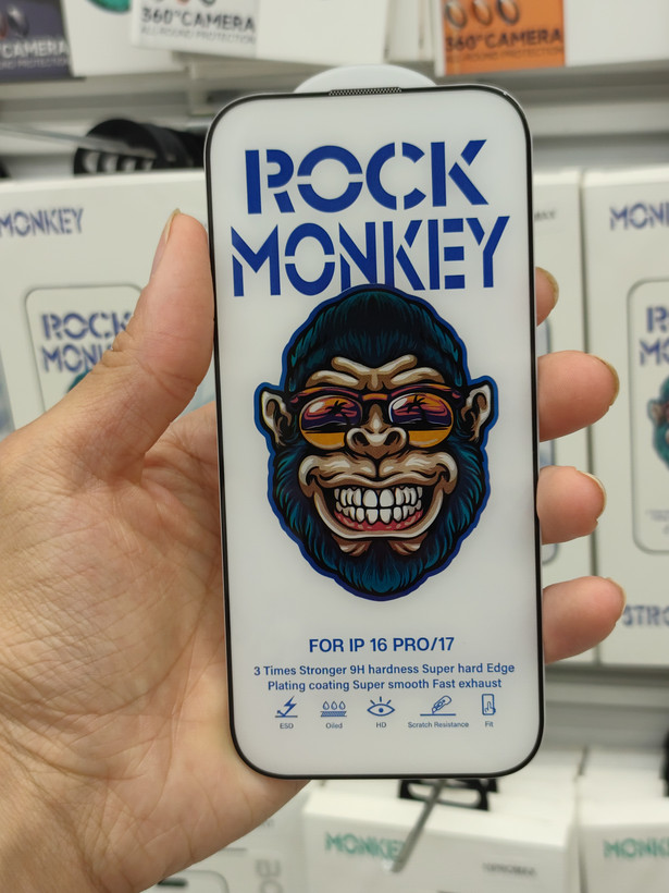 گلس آیفون Rock برند MONKEY