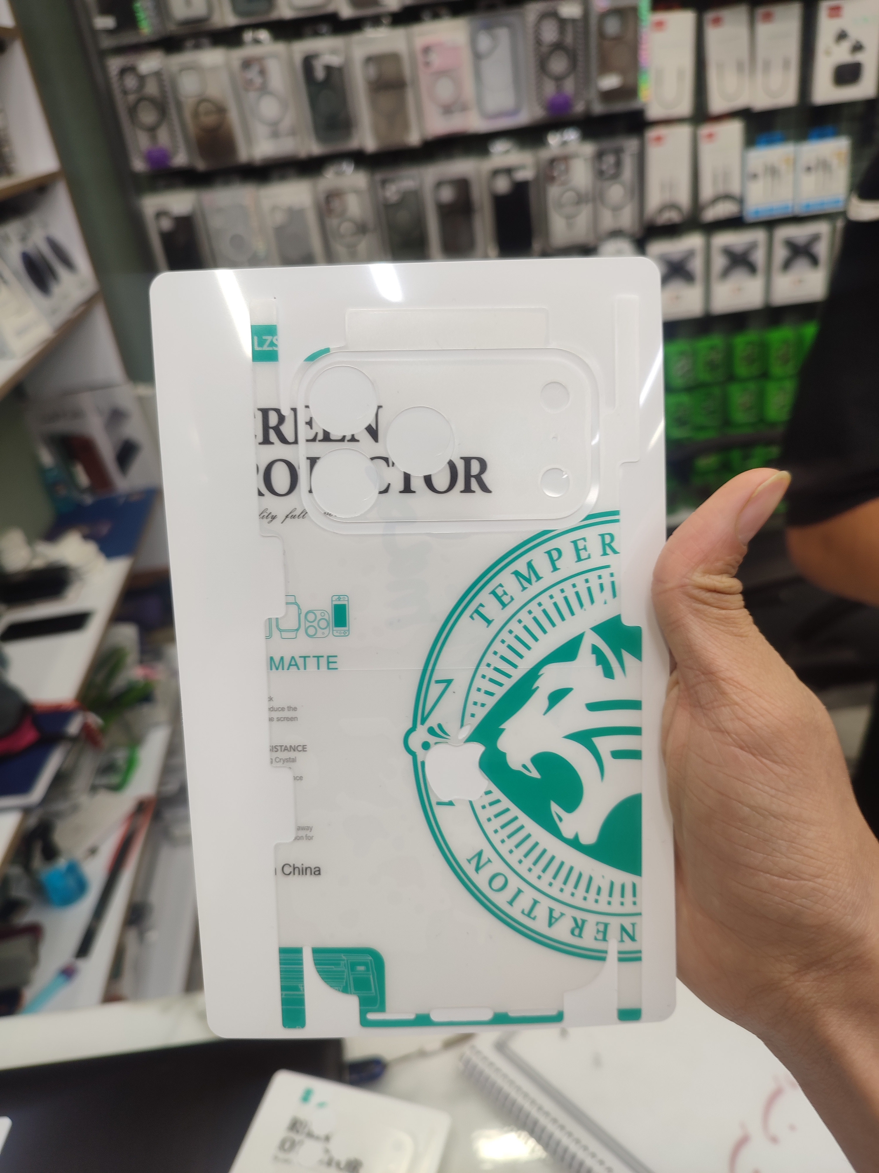 گلس پشت گوشی آیفون ۱۷ و ۱۸ پرو مکس ۳۶۰ درجه